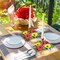 4 Pcs Flower Candle Rings Wreaths, Summer Floral Candle Rings, Small Pillar Candle Wreaths with Artificial Gerbera Daisy, Candle Holder Rings for Home Table Centerpieces